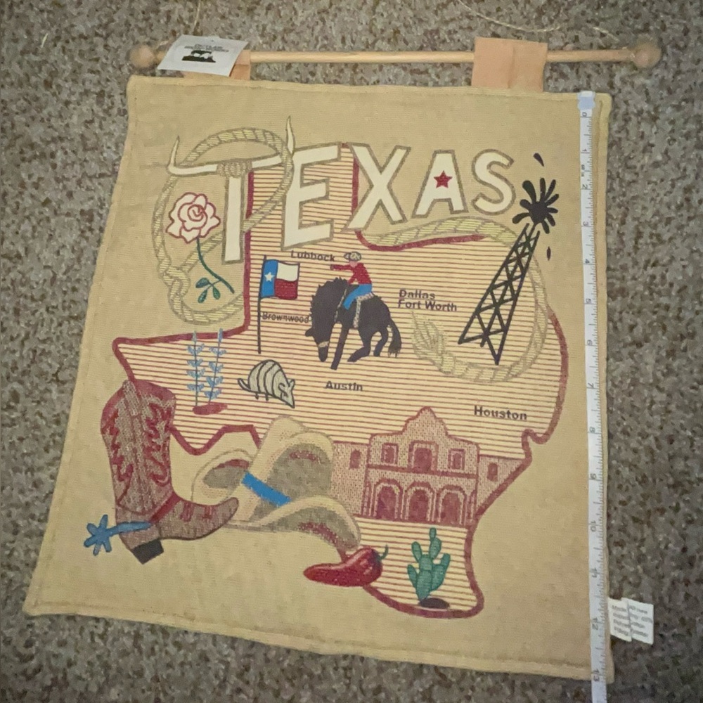 Rustic Wall Hanging with Wooden Rod